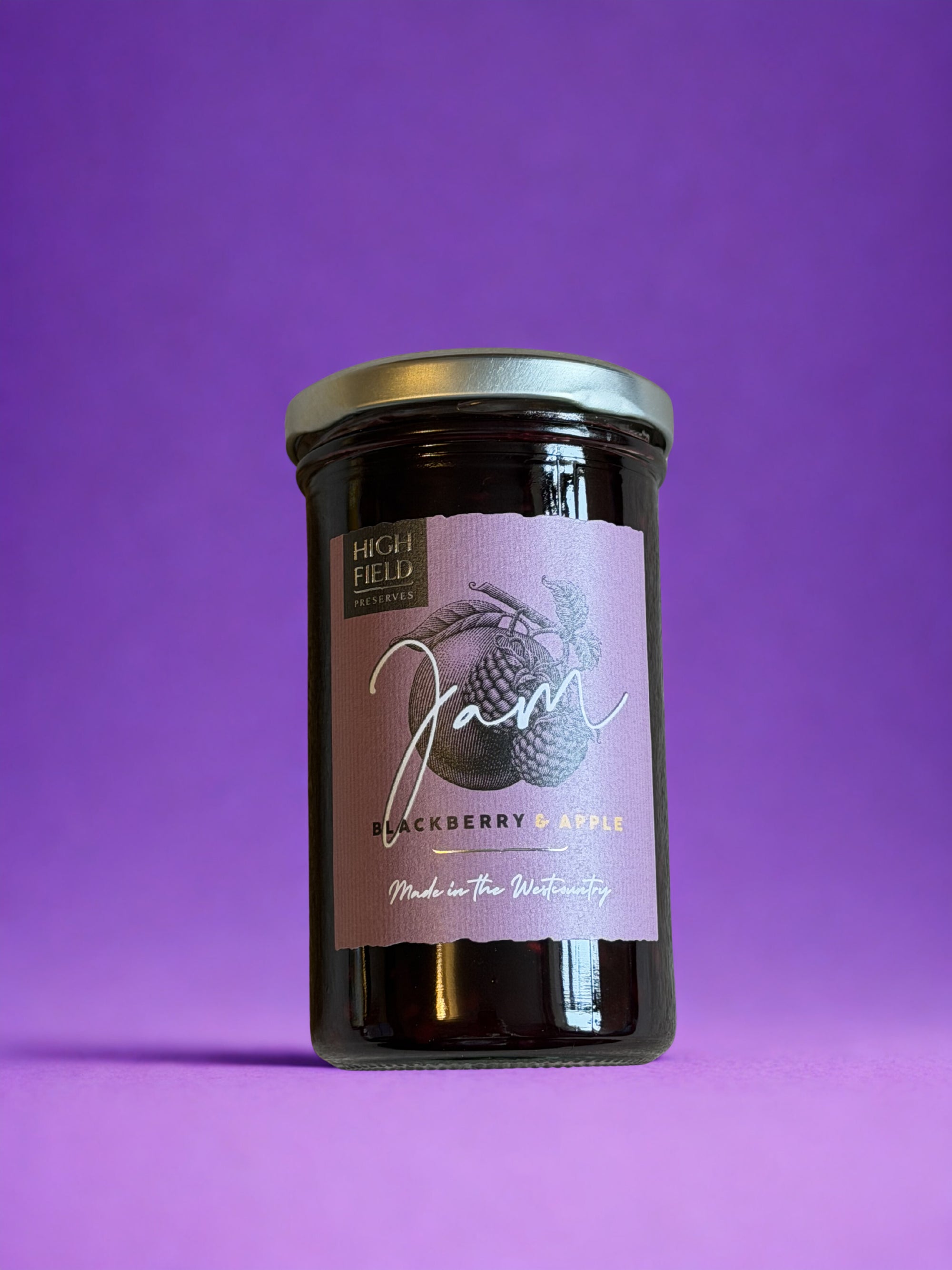 Highfield Preserves - Blackberry & Apple Jam 320g
