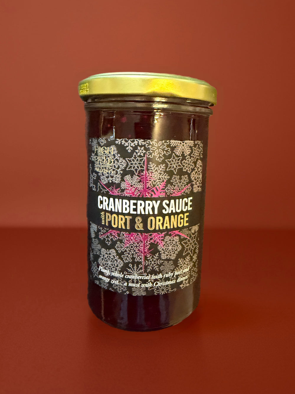Highfield Preserves - Cranberry Sauce with Port 270g