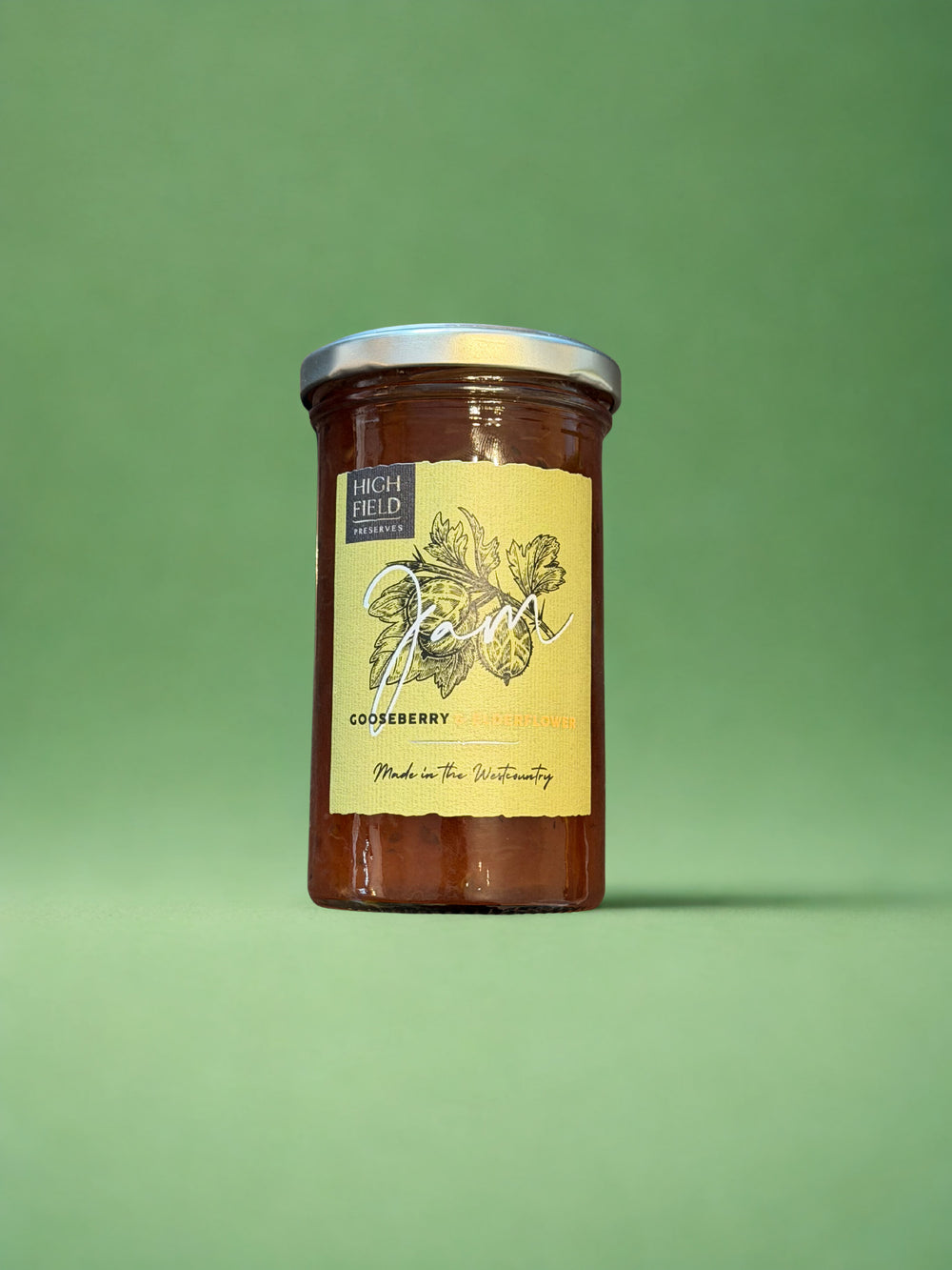 Highfield Preserves - Gooseberry & Elderflower Jam 320g