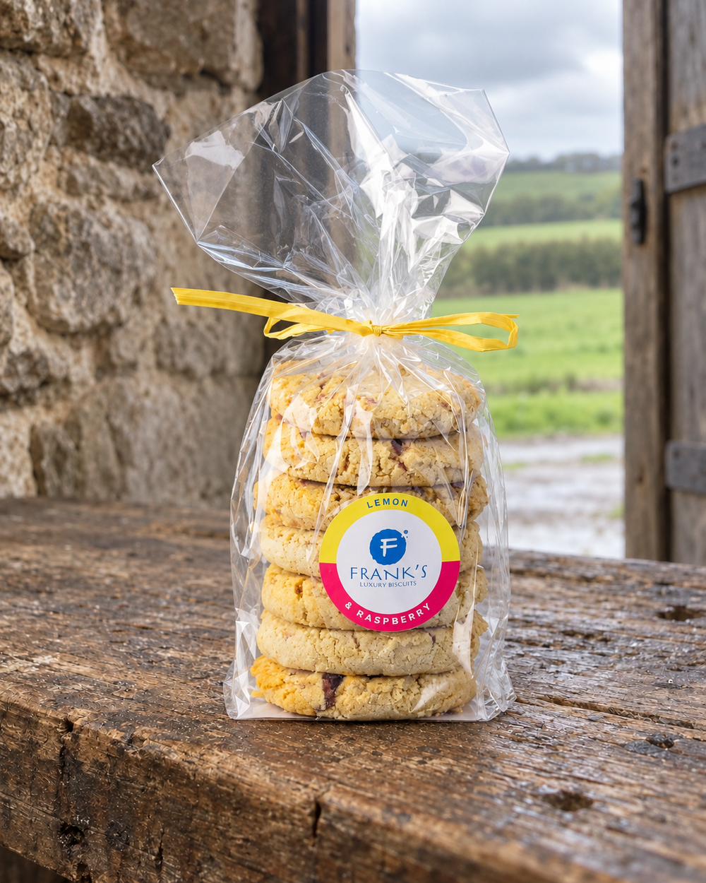 Frank's Luxury Biscuits - Lemon & Raspberry